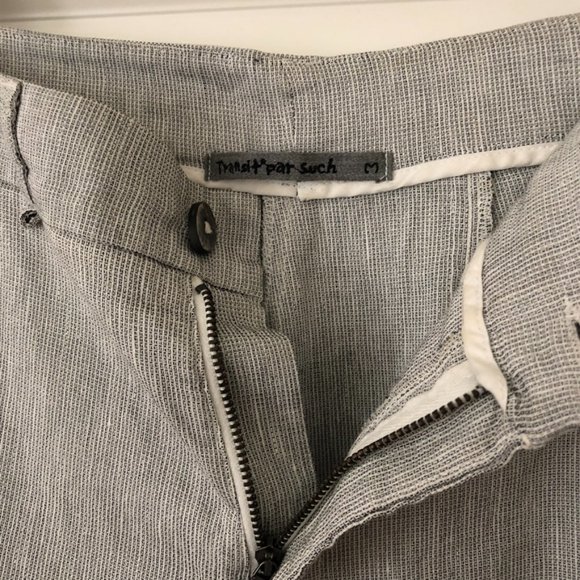 TRANSIT PAR SUCH textured linen blend trouser - Picture 4 of 7